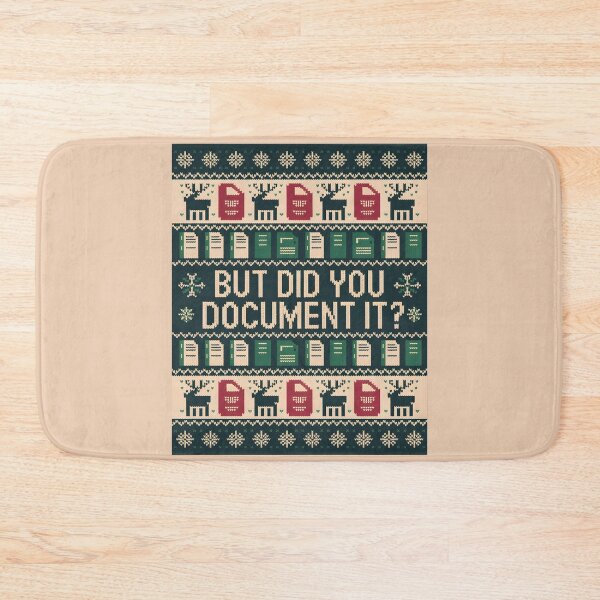 Item preview, But Did You Document It Ugly Sweater designed and sold by Millsoft.
