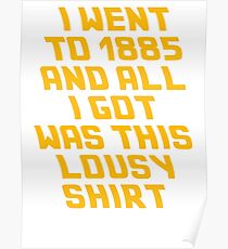Back To The Future Lousy Shirt Poster