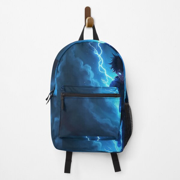 Item preview, Floating Anime Boy with Lightning Aura – Electric Power Design designed and sold by OhmAuraArt.