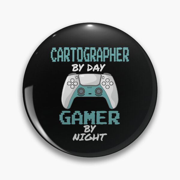Item preview, Funny Cartographer By Day Gamer By Night designed and sold by LifeGoods103.