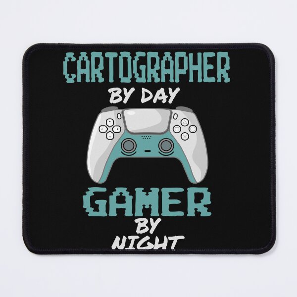 Item preview, Funny Cartographer By Day Gamer By Night designed and sold by LifeGoods103.