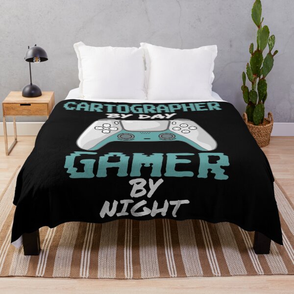 Item preview, Funny Cartographer By Day Gamer By Night designed and sold by LifeGoods103.