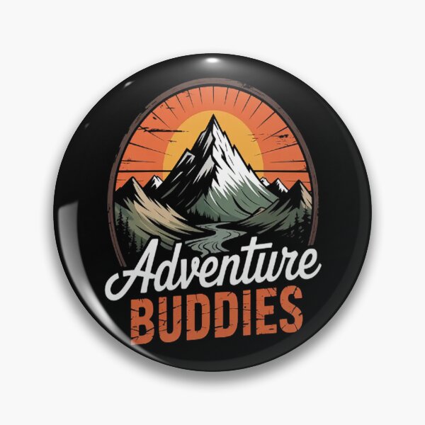 Item preview, Adventure Buddies Couples Hiking Adventure Mountains designed and sold by mandiana.