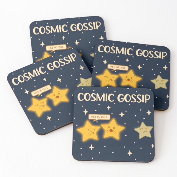 Item preview, Cosmic Gossip designed and sold by Mustachio-Draws.