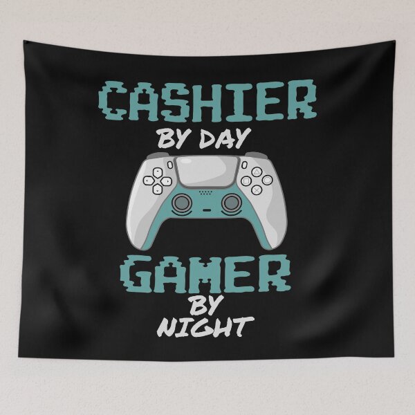Item preview, Funny Cashier By Day Gamer By Night designed and sold by LifeGoods103.