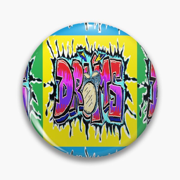 Item preview, Drum Drums Pop Art Drums Red Blue Green yellow 26 designed and sold by LowEndGraphics.