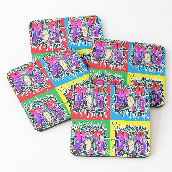 Item preview, Drum Drums Pop Art Drums Red Blue Green yellow 26 designed and sold by LowEndGraphics.