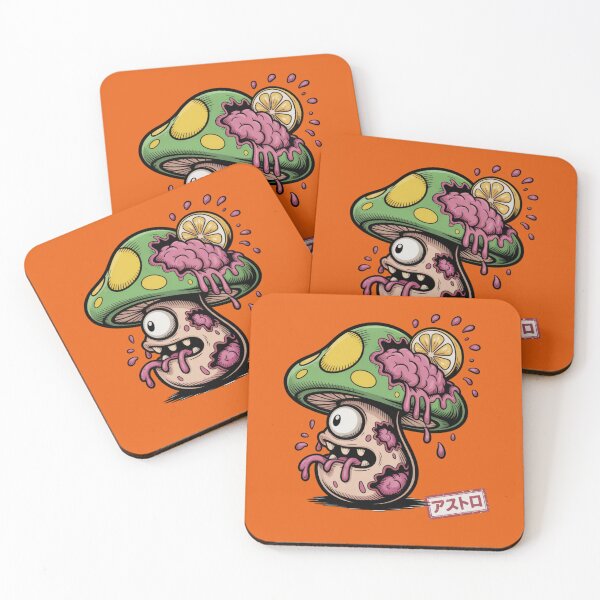 Item preview, Psychedelic Mushroom Wizard With Little Lemon Buddies – Trippy Fantasy Art designed and sold by The People’s Punchline.