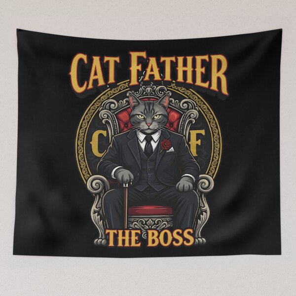 Item preview, Cat Father  designed and sold by Uglyandcute.