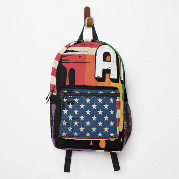 Item preview, AFK United States Distressed Rainbow US Flag designed and sold by mandiana.