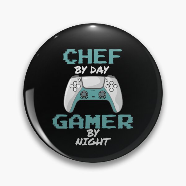 Item preview, Funny Chef By Day Gamer By Night designed and sold by LifeGoods103.
