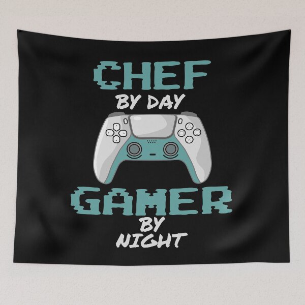 Item preview, Funny Chef By Day Gamer By Night designed and sold by LifeGoods103.
