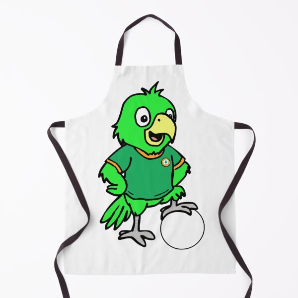 Item preview, Troy the Parrot – Irish Football Fan Cartoon Design designed and sold by Melty Shirts.