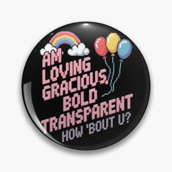 Item preview, Am Loving Gracious Bold Transparent How Bout U designed and sold by mandiana.