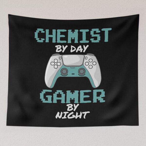 Item preview, Funny Chemist By Day Gamer By Night designed and sold by LifeGoods103.