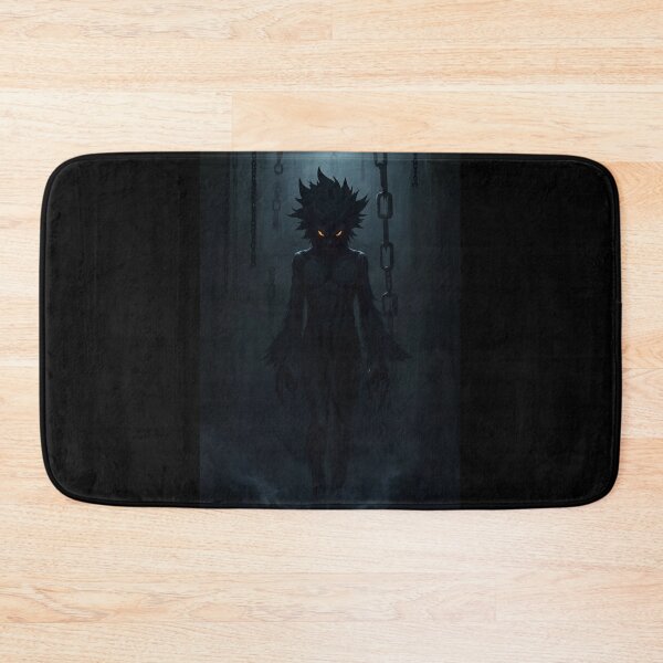 Item preview, Dark Demon Boy with Black Aura and Chains – Shadow Anime Art designed and sold by OhmAuraArt.