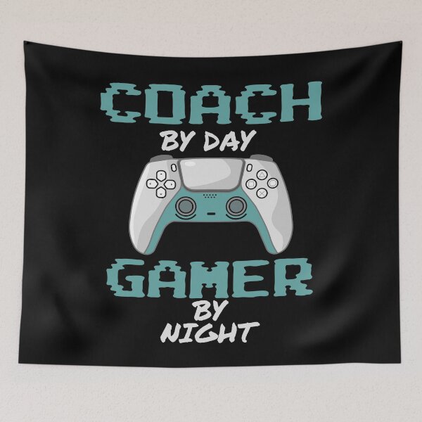 Item preview, Funny Coach By Day Gamer By Night designed and sold by LifeGoods103.