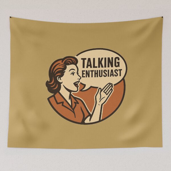 Item preview, Talking Enthusiast  designed and sold by hawkie.