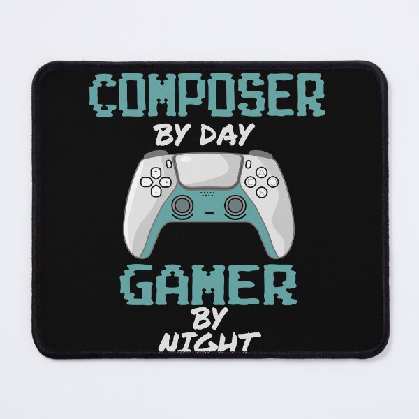Item preview, Funny Composer By Day Gamer By Night designed and sold by LifeGoods103.