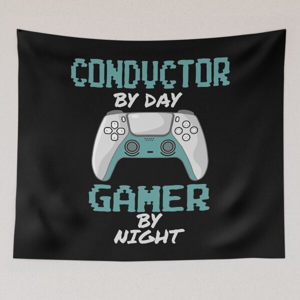 Item preview, Funny Conductor By Day Gamer By Night designed and sold by LifeGoods103.