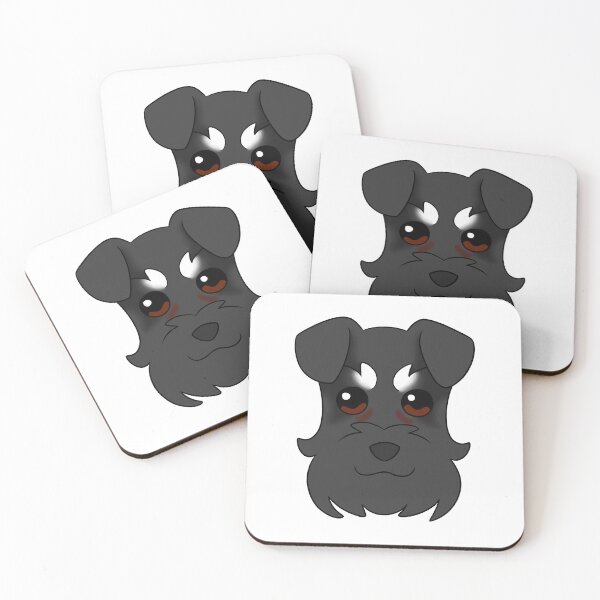 Item preview, Black Schnauzer White Brows Tear Stains designed and sold by OliRoseArt.