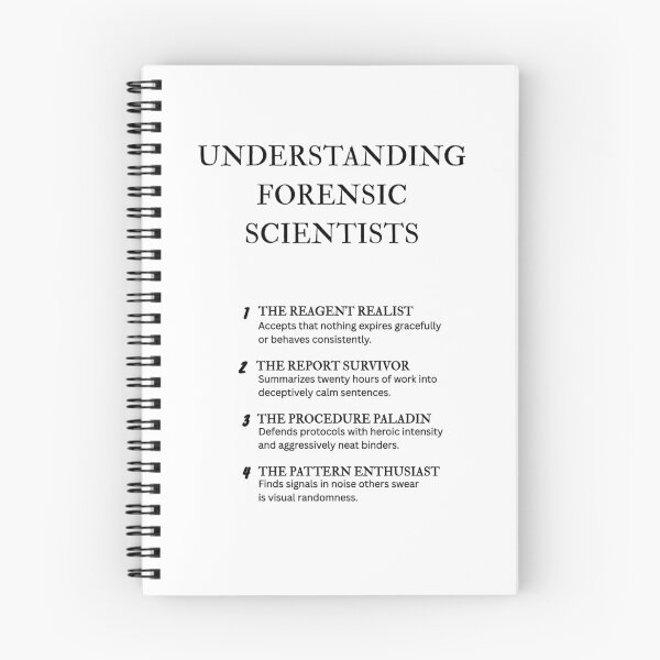 Item preview, Understanding Evidence Experts – Funny Forensic Design designed and sold by PsyFlow35.