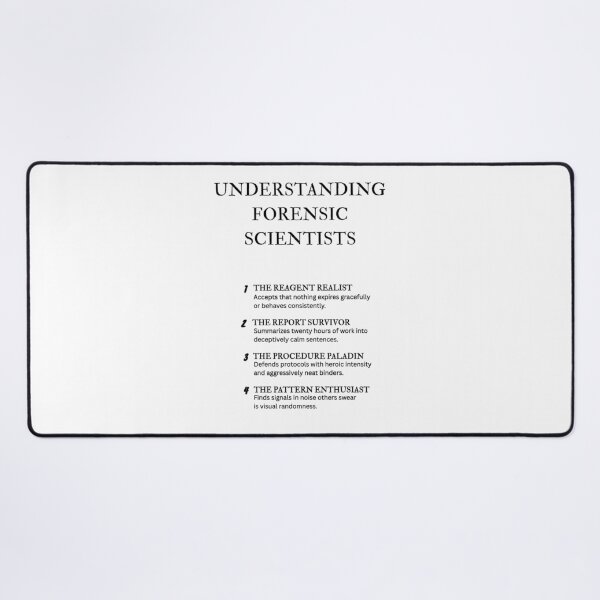 Item preview, Understanding Evidence Experts – Funny Forensic Design designed and sold by PsyFlow35.
