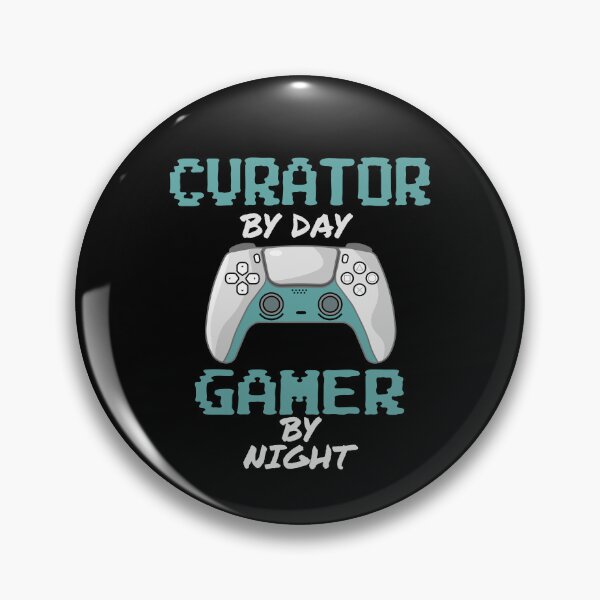 Item preview, Funny Curator By Day Gamer By Night designed and sold by LifeGoods103.