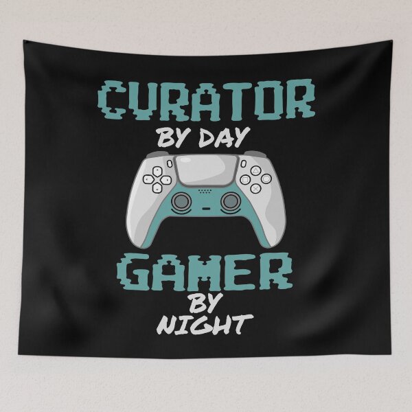 Item preview, Funny Curator By Day Gamer By Night designed and sold by LifeGoods103.