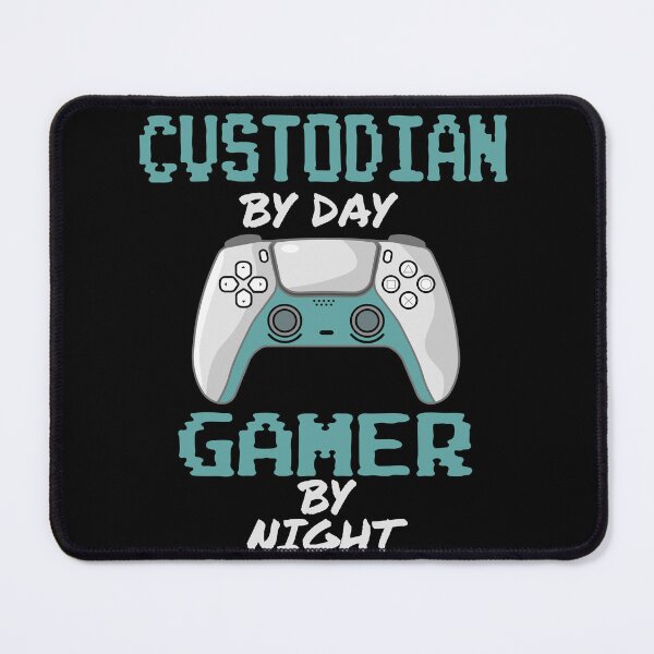 Item preview, Funny Custodian By Day Gamer By Night designed and sold by LifeGoods103.