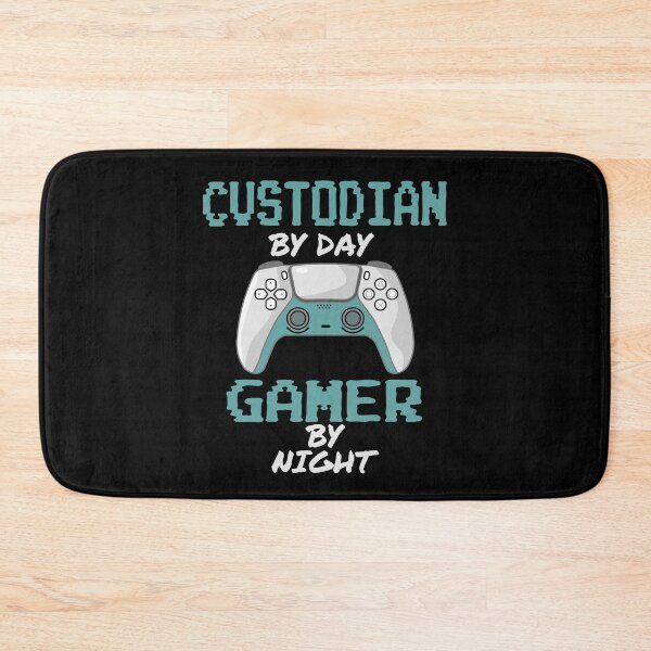 Item preview, Funny Custodian By Day Gamer By Night designed and sold by LifeGoods103.