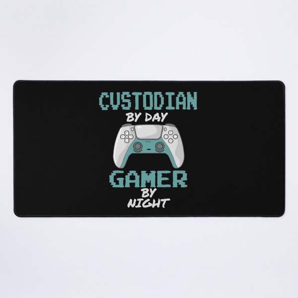 Item preview, Funny Custodian By Day Gamer By Night designed and sold by LifeGoods103.