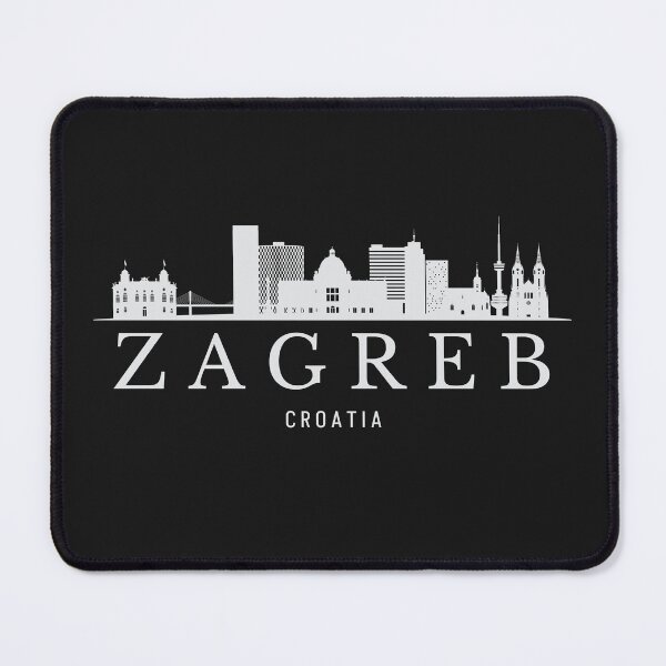 Artikelvorschau, Skyline von Zagreb, Zagreb, Kroatien entworfen und verkauft von Dressyourflag.