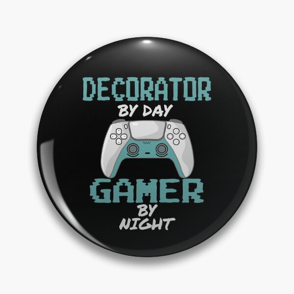 Item preview, Funny Decorator By Day Gamer By Night designed and sold by LifeGoods103.