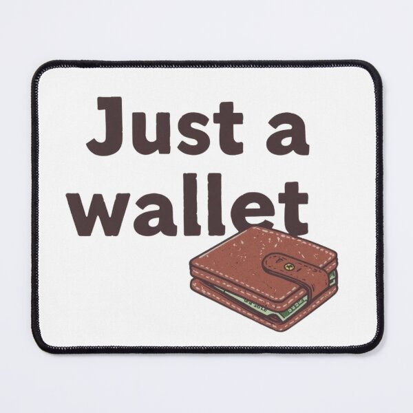 Item preview, Just a Cute Cartoon Wallet Illustration designed and sold by RED-MOUSE.