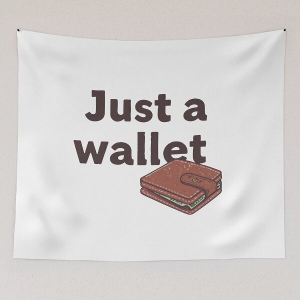 Item preview, Just a Cute Cartoon Wallet Illustration designed and sold by RED-MOUSE.