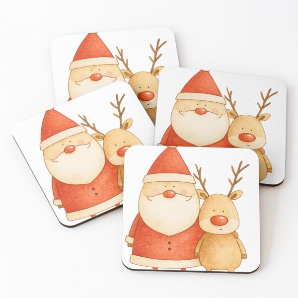 Item preview, Santa & Rudolph Besties – Christmas Cheer designed and sold by ArtesioByZaber.