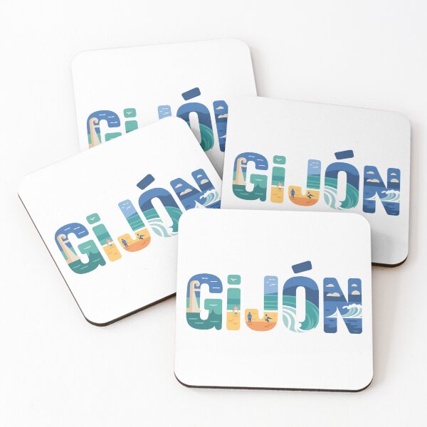 Item preview, Gijón España Scenic Letter Art - Coastal Travel Design designed and sold by CircinusStore.