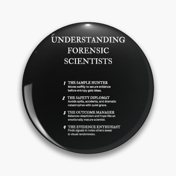 Item preview, Forensic Science Worker Humor – Understanding Series Art – Black designed and sold by PsyFlow35.