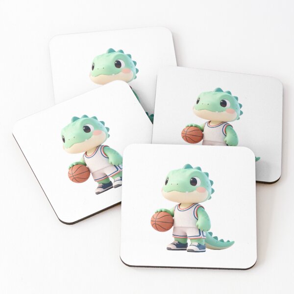 Item preview, Dino Doing Human Things - Basketball player designed and sold by HappyDino Studio.