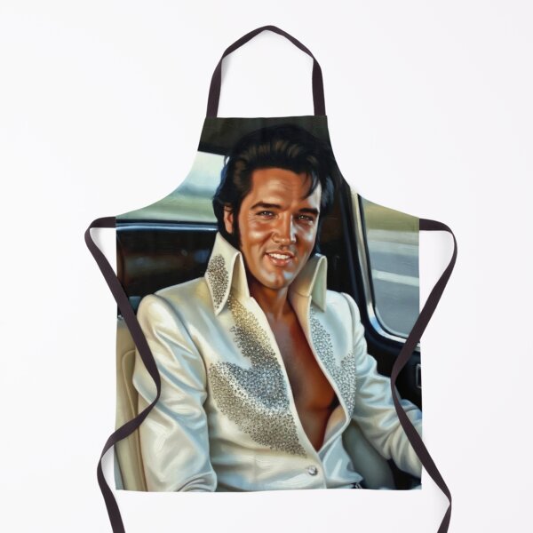 Item preview, Elvis Presley - Brooding Blue Eyes Painted Portrait designed and sold by Art's Diner.