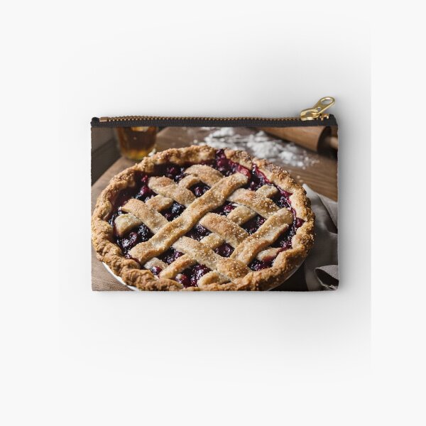 Item preview, Cottage Kitchen Pie Still Life – Rustic Berry Lattice Art Print designed and sold by Benja & Co..