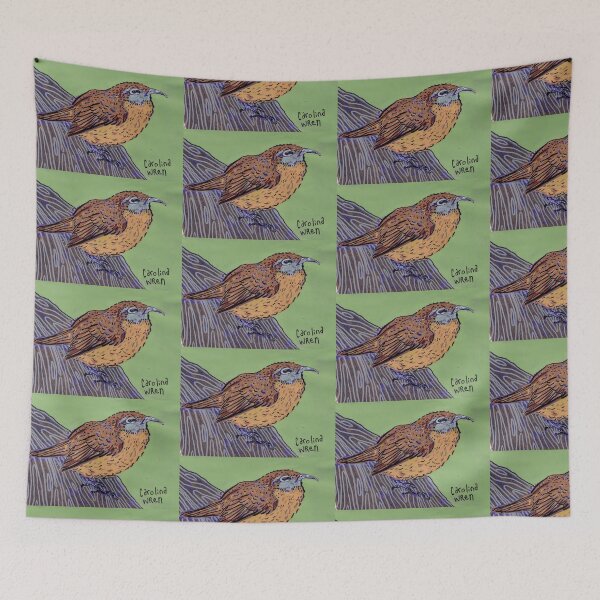 Item preview, Carolina Wren designed and sold by HouseplantsAndScamps.