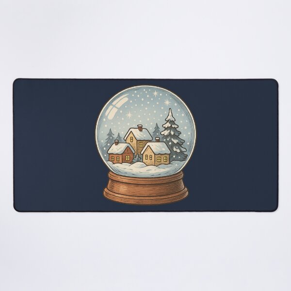 Item preview, Snow Globe Winter Village - Christmas Gift designed and sold by PunchDrop.