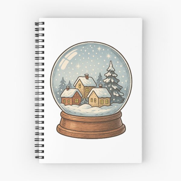 Item preview, Snow Globe Winter Village - Christmas Gift designed and sold by PunchDrop.