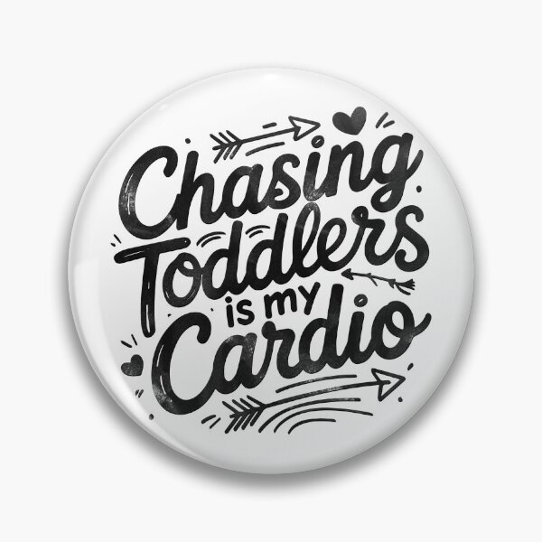 Item preview, Toddlers Fun - cute children Vibes Mug - chasing toddlers is my cardio designed and sold by Art-by-Mist.