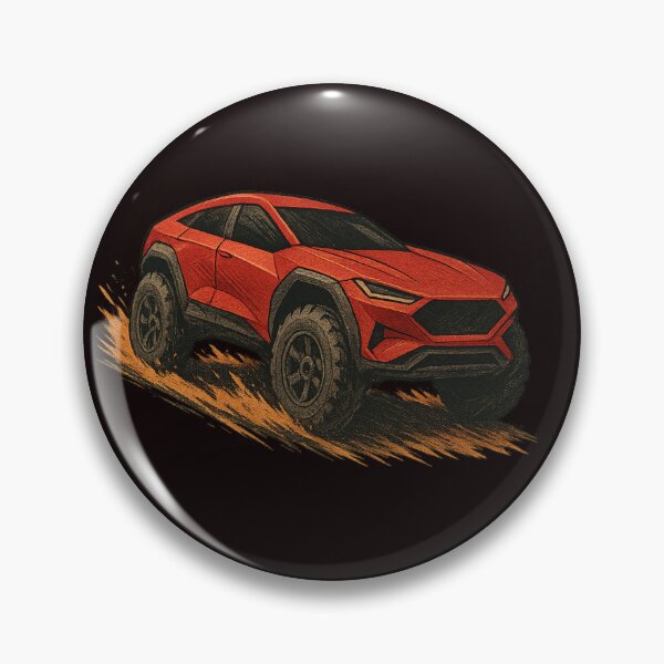 Item preview, Futuristic Red Off-Road Concept Vehicle – Transparent Background Edition designed and sold by Tadeusz1.