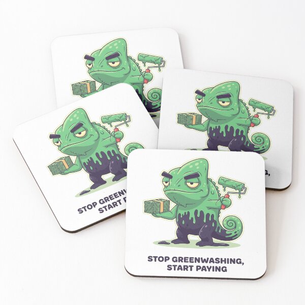 Item preview, Stop Greenwashing, Start Paying designed and sold by HypeAtlas.