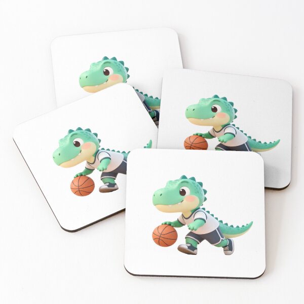 Item preview, Dino Doing Human Things - Basketball player designed and sold by HappyDino Studio.