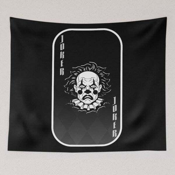 Item preview, Sinister Clown Joker – Black & White Art designed and sold by ARTbyIOJAN.